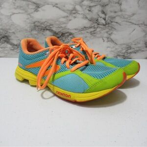 Newton Distance Running Shoes Size 6.5 Bright Neon Colors